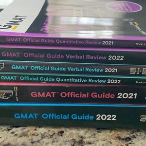 used 2021 and 2022 GMAT Books (all 6)